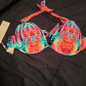 New padded bikini top size Large